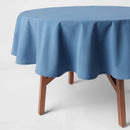 70-Inch Cotton Round Tablecloth in Blue - Threshold™