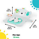 Tummy Time Prop & Play Baby Activity Mat - Polar Bear