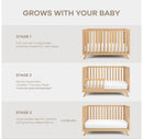 Baby Crib - Adjustable Mattress Height