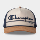 Adult Faux Suede and Corduroy Baseball Hat - Brown