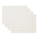 Reversible Honeycomb Placemat Set - Beige