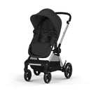 Eos 5-in-1 Travel System Stroller + Lightweight Aton G Infant Car Seat - Moon Black