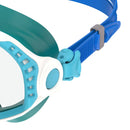 Speedo Junior Windward Swim Mask - White/Clear/Teal