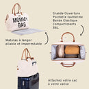 The Original Mommy Bag - Teddy White