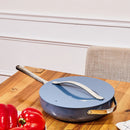 4.5qt Ceramic Saute Pan with Lid - Slate