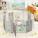 14-Panel Baby Playpen - Beige