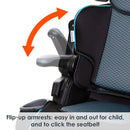 Protect 2-In-1 Folding Booster Car Seat - Aqua Tech