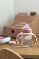 7 Oz 2-in-1 Baby Bottle and Sippy Cup - Terracotta