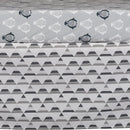 Bed Skirt - Gray Triangle