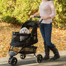 No-Zip Special Edition 3 Wheel Pet Stroller for Cats/Dogs