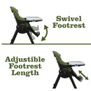 Classic Convertible 2-in-1 High Chair - Olive Green