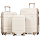 3-Piece Lightweight Luggage Set - Ivory