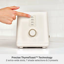 Thyme & Table 2-Slice Toaster - Sand White