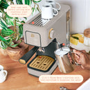 Slim Espresso Machine - Porcini Taupe