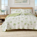 Palm Tree 4-Piece Quilt Set