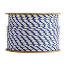 American Granby 3/4" Twisted Poly Rope, Blue/White | AMGPR753