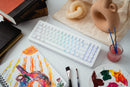 WhiteFox Eclipse Mechanical Keyboard with Aluminum High Profile Case