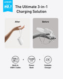 Anker Power Bank (10K, Fusion, Built-In Cable)