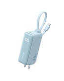 Anker Power Bank (30W, 5k, Fusion, Built-In USB-C Cable)