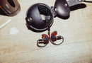 Apos x SATCHELZ Leather Clamshell IEM Carry Case