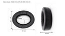 Dekoni Audio EPZ-HD600-HYB Replacement Ear Pads for Sennheiser HD600 Series Headphones Elite Hybrid