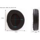 Dekoni Audio EPZ-HD800-ELVL Replacement Ear Pads for Sennheiser HD800 and HD800S Elite Velour