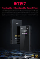 FiiO BTR7 Portable Hi-Fi Bluetooth DAC/Amp (Apos Certified)
