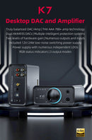 FiiO K7 Balanced Headphone DAC/Amp (Apos Certified)