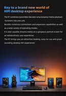FiiO R7 Desktop HIFI Center/Transmitter/Streamer/Decoder/Amp/Pre-amp All-in-One Unit (Apos Certified)