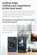 FiiO R7 Desktop HIFI Center/Transmitter/Streamer/Decoder/Amp/Pre-amp All-in-One Unit (Apos Certified)