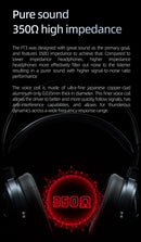 FiiO FT3 Large Dynamic Over-Ear Headphones