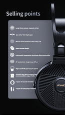 FiiO FT5 90mm Open Back Planar Magnetic Headphones