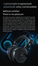 FiiO FT5 90mm Open Back Planar Magnetic Headphones
