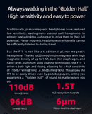 FiiO FT5 90mm Open Back Planar Magnetic Headphones (Apos Certified)