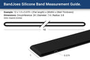 Grifiti Band Joes 12 x 1 x 0.08 Inch Heavy-Duty Silicone Bands Fidget, Hardhats, Helmets, Boxes, Board Games Use