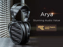 HIFIMAN Arya Planar Magnetic Headphone - Stealth Magnet Version (Apos Certified)
