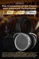 HIFIMAN HE600 Planar Magnetic Headphones