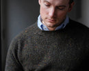 Lost Monarch Donegal Sweater in Moss