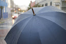 Lost Monarch Solid Stick Umbrella in Scorched Maple