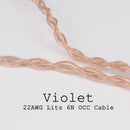Moondrop Lyre Acoustics Violet 22AWG Litz 6N OCC Cable