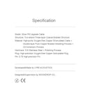 Moondrop x LYRE Acoustics Silver Pill Earphone Upgrade Cable