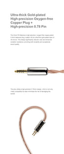 Moondrop x LYRE Acoustics Silver Pill Earphone Upgrade Cable