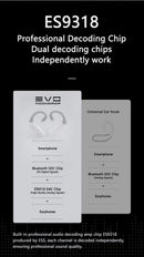 EVO Dual ES9318 Bluetooth Ear-Hooks