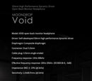 Moondrop VOID 50mm Dynamic Driver Open-Back Headphone