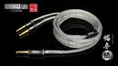 NOBUNAGA Labs VISION Flagship palladium-plated 4N silver cable for Headphones