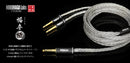 NOBUNAGA Labs VISION Flagship palladium-plated 4N silver cable for Headphones