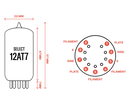 Ray Tubes 12AT7 SELECT Vacuum Tube