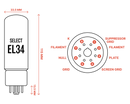 Ray Tubes EL34 SELECT Vacuum Tube