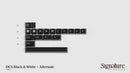 DCS Black & White Keycap Set