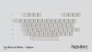 SA Black & White Keycap Set